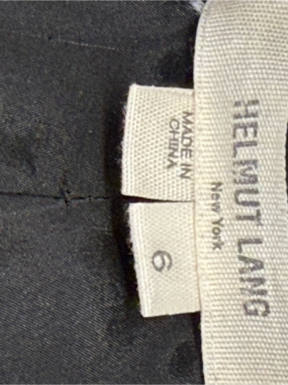 Helmut Lang Black Minimalist Single-Button Blazer - Picture 6 of 10